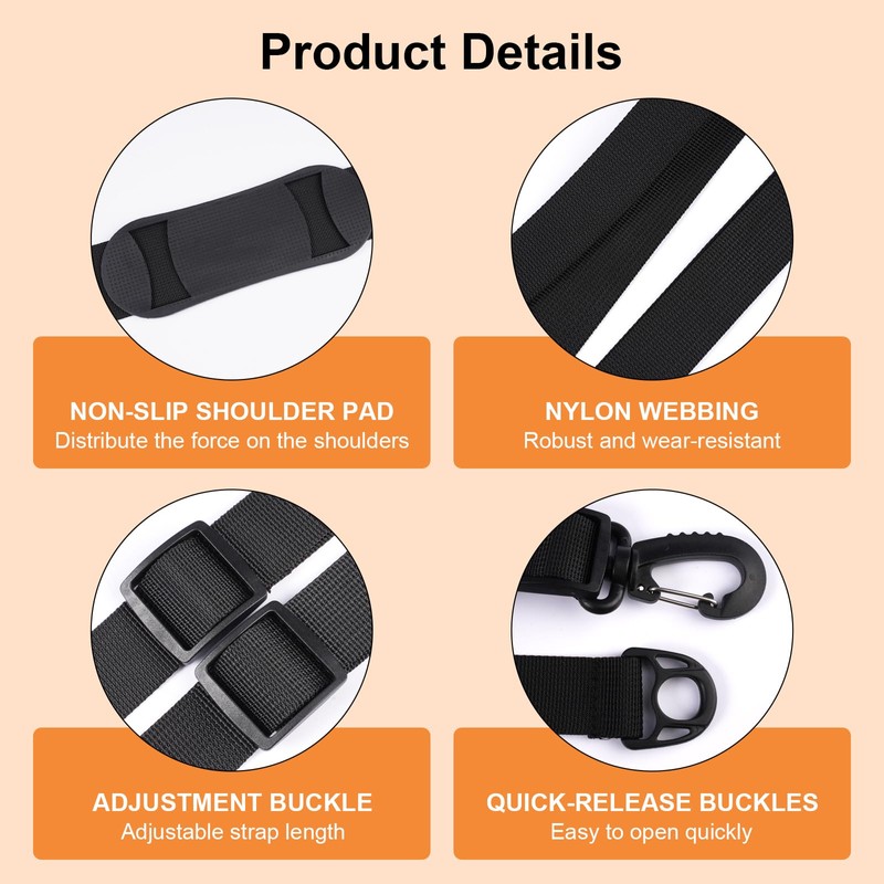 Universal Adjustable Scooter Shoulder Strap, Adjustable Foldable E Scooter Carry