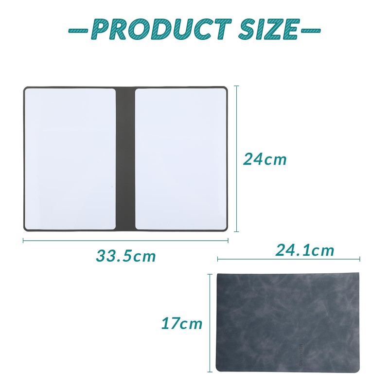 A5 Mini Whiteboards, Portable Erasable Whiteboard with 3 Colouring Pencils,