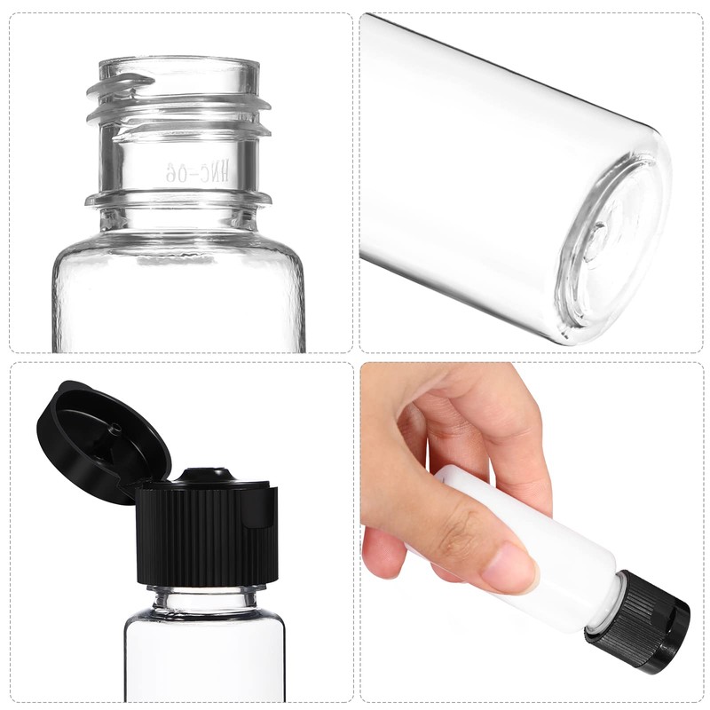 Frcolor Travel Bottle, Small Divided Bottle, 0.7 fl oz (20
