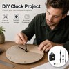 EUQWOSDD Silent Quartz Clock Mechanism Kit, High Torque Long Shaft