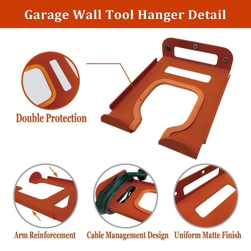 Weed Eater Hanger -1 Pack Heavy Duty Trimmer Rack Wall