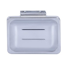 EZ-FLO 15201, Chrome Bathroom Soap Dish with Exposed Screw, 1 x 3.6 x 3.8