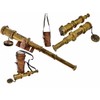 Antique Brass Pirate Telescope camping accessories Kid's Telescope Glass Optic