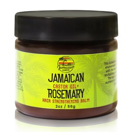 Hair Growth Balm - 2 fl oz | Powerful Blend with Castor Oil & Rosemary for Strong, Thick, and Longer Hair | Nourishing Formula for Healthy, Beautiful Hair by Jamaican Amber