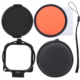 JSR 2.3in Underwater Diving Filter for HERO 8 Action Camera Correct The Color Deviation