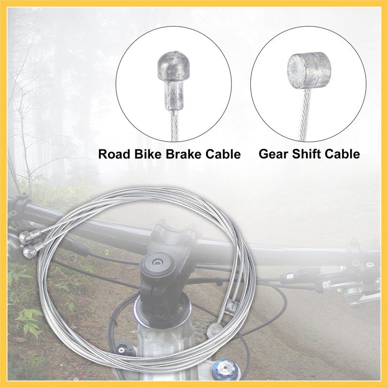 BULLSPANN Inner Brake Cable Wire Housing Kit for Mountain Bike