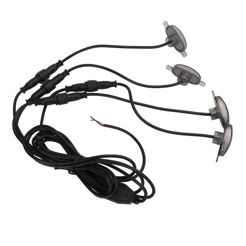 1V4 Smoke Lens Front Grille Driving Lights Amber LED Lamps