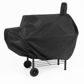 SUNLIFER BBQ Cover for Outside Smoker: Waterproof Heavy Duty 41.3" Grill Cover - Dustproof Fade & UV Resistant Material Fits for Outdoor Barbecue Charcoal Grill Offset Smoker