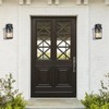 classy leaves Motion Sensor Outdoor Wall Light, Dusk to Dawn