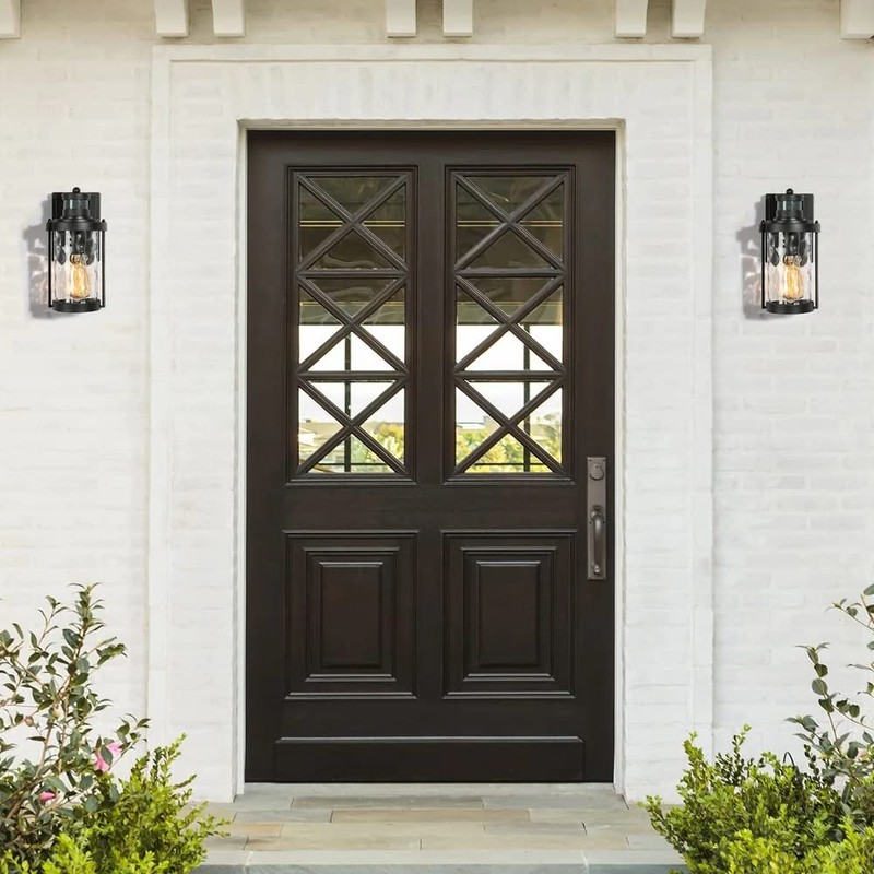 classy leaves Motion Sensor Outdoor Wall Light, Dusk to Dawn