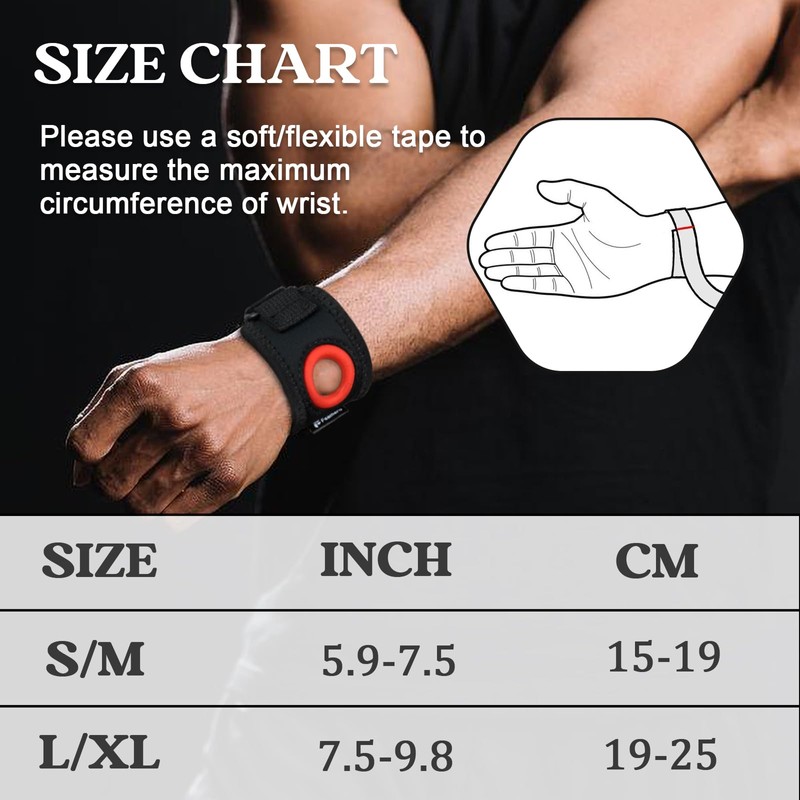 TFCC Wrist Brace Ulnar Wrist Brace with Compression Rring Pad