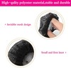Aczyqws 8pcs Elastic Hair Nets, Shiny Invisible Hair Net Bun