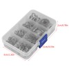 200PCS Stainless Steel Lock Flat Washer,FS010113 Spring Washer Assortment,M5 M6