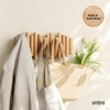 Umbra Umbra Picket 5 Hooks, Wall-Mounted Rail, Doubles as Art,