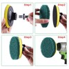 Drill Brush, Scrub Pads 4" Drill Power Brush Tile Scrubber