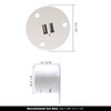 Facon 12V RV USB Outlet Socket Power, Quick Charger Dual
