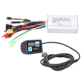17A 350W Lithium Battery Modification Kit 3 Modes Motor Controller with Waterproof UKC3 Display Panel for Electric Bike Scooter