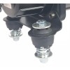 airmaxxx 580 black air ride compressor mount bracket vibration isolator
