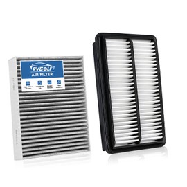 RVgolf Engine+Cabin Air Filters Fit for 2018-2023 Hyundai Kona 1.6L 2.0L, 2020-2025 2026 Kia Soul 1.6L Engine Air Filter Replacement Automotive Accessories 97133-D1000 28113-F2000