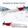 20Pcs Pack Soft Plastic Lures Bait Great for Sinker Hook