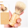 FRCOLOR 6pcs Men Shaving Brush Wood Handle Beard Brush for