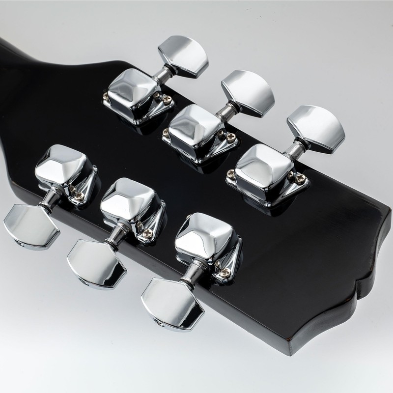 Musiclily 3L+3R Semi-closed Guitar Tuners Guitar String Tuning Pegs Keys