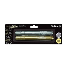 Pelikan Marcadores Markatodo metálicos Oro y Plata