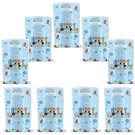 Gift Bags, Bluey Candy Bags, 20 Pieces, Reusable Party Treat Bags for Christmas, Birthday, Party