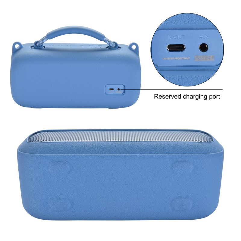Protective Case for Bose SoundLink Max Speaker, Shockproof Silicone Cover