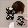 Large Hair Clip, Hair Clip, Ribbon Clip, Ribbon, Multi-Layer, Firm
