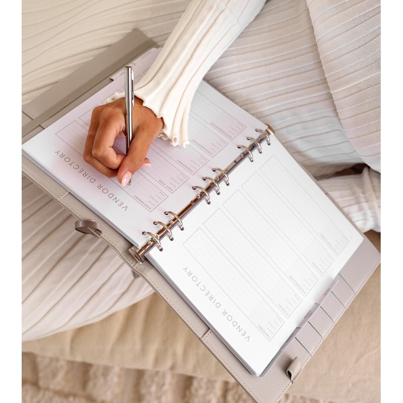 Award Winning Elegant Wedding Planner Binder and Organizer for the