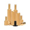 Geekworm PCB M2.5 Brass Standoffs Spacers Screws Pack for Raspberry