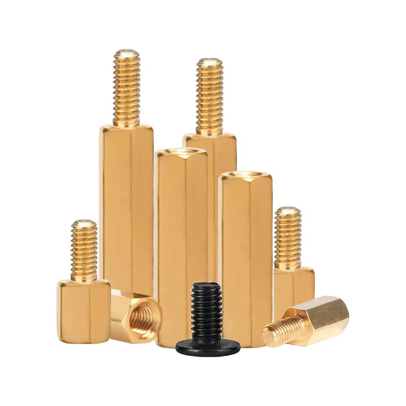 Geekworm PCB M2.5 Brass Standoffs Spacers Screws Pack for Raspberry