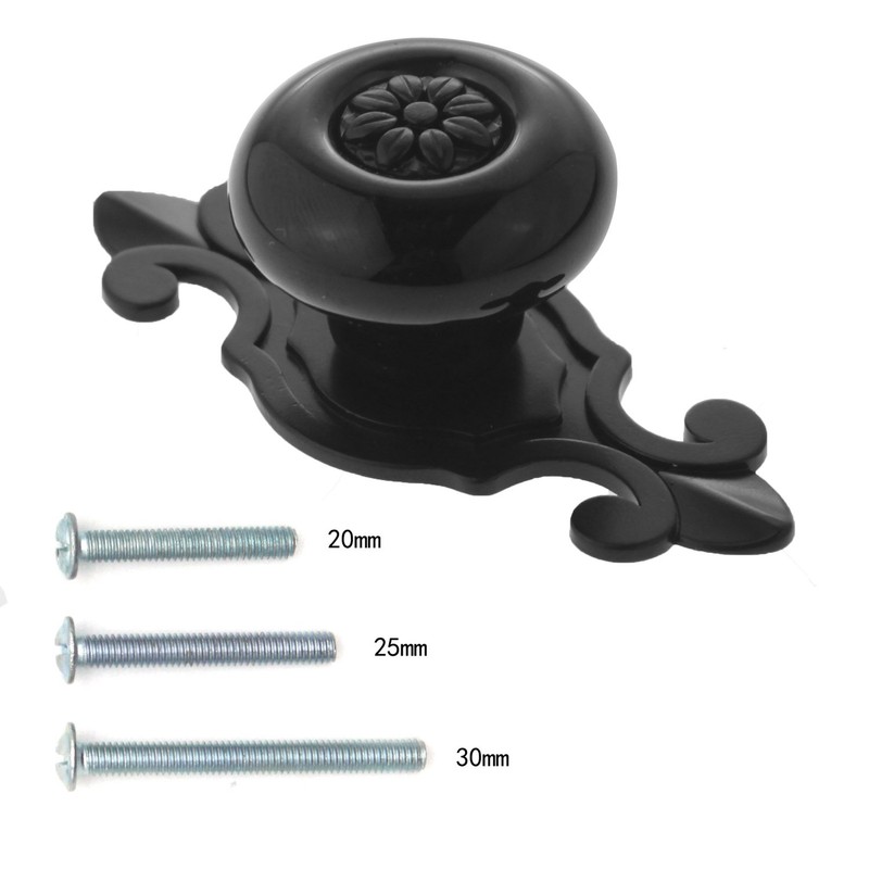 12Pcs Vintage Ceramic Cabinet Knobs Handles Pulls for Drawer Closet