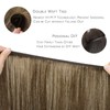 WENNALIFE Weft Hair Extensions Human Hair Extensions for Women Real