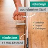 wolfcraft Door leaf mounting set, 3674000, steel lifting bar, guide