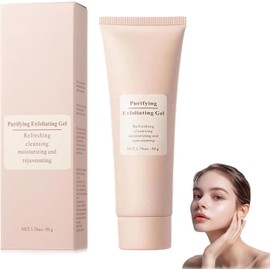 Gel Exfoliante Facial Purificante, Purifying Exfoliating Gel, Limpiador de Suciedad y Aceites, Crema Exfoliante para Todo Tipo de Piel (1pcs)