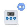 LIT TIK-Tak Digital Timer, White, 30 x 30 x 30