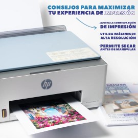 Papel Fotográfico Papira Carta Glossy Alta Calidad 100 Hojas Color Blanco