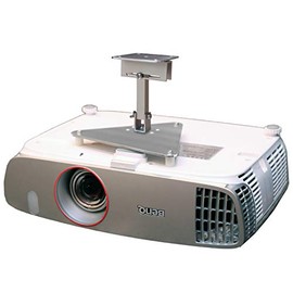 PCMD, LLC. Projector Ceiling Mount Compatible with BenQ HT2050 HT2050A HT2150ST HT3050 W1110 W2000 with Lateral Shift Coupling (8-Inch Extension)