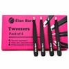 The Élan Bare Precision Set 4-Piece Professional Stainless Steel Tweezer