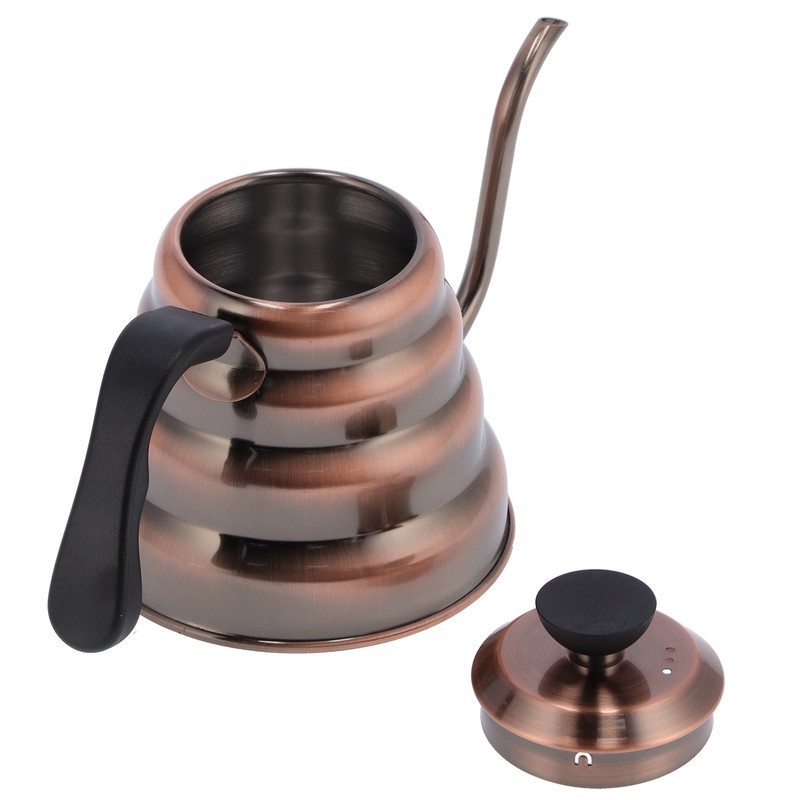 Coffee Pot 304 Stainless Steel Seamless Welding Technology Antirust Gooseneck