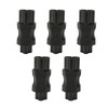 5 Pcs IEC320 C6 to IEC320 C5 Power Adapter Computer