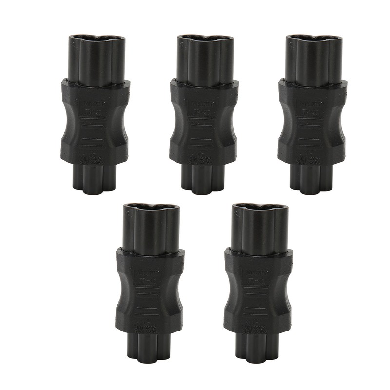 5 Pcs IEC320 C6 to IEC320 C5 Power Adapter Computer