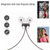 Claiol Magnetic Anti-Lost Straps for AirPods, 2 Pcs Soft Silicone