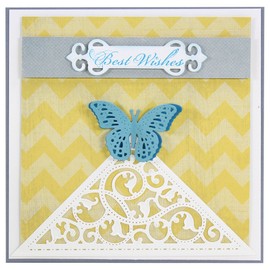 Spellbinders Shapeabilities Stanze D-Lites Schmetterlinge, Metal, braun, 15.2 x 8.9 x 0.3 cm