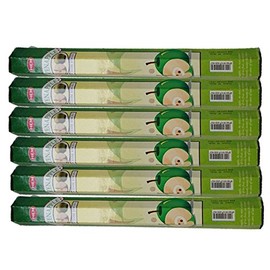 HEM(Hem)/Incense Stick/Green Apple/Case (6 Boxes of 20 Sticks per Box)