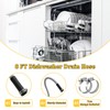 8 FT Dishwasher Drain Hose Replacement for 1 Inch, 7/8