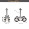 BIAXJUNY 4 Wheel Trolley Assembly Roller Trolley Silent M10 Bolt