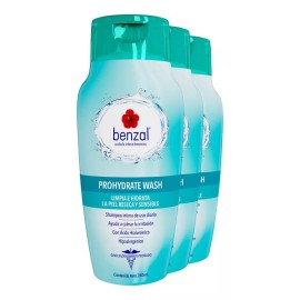 Benzal Jabón Íntimo Benzal Wash Prohydrate 3 Pack 355ml